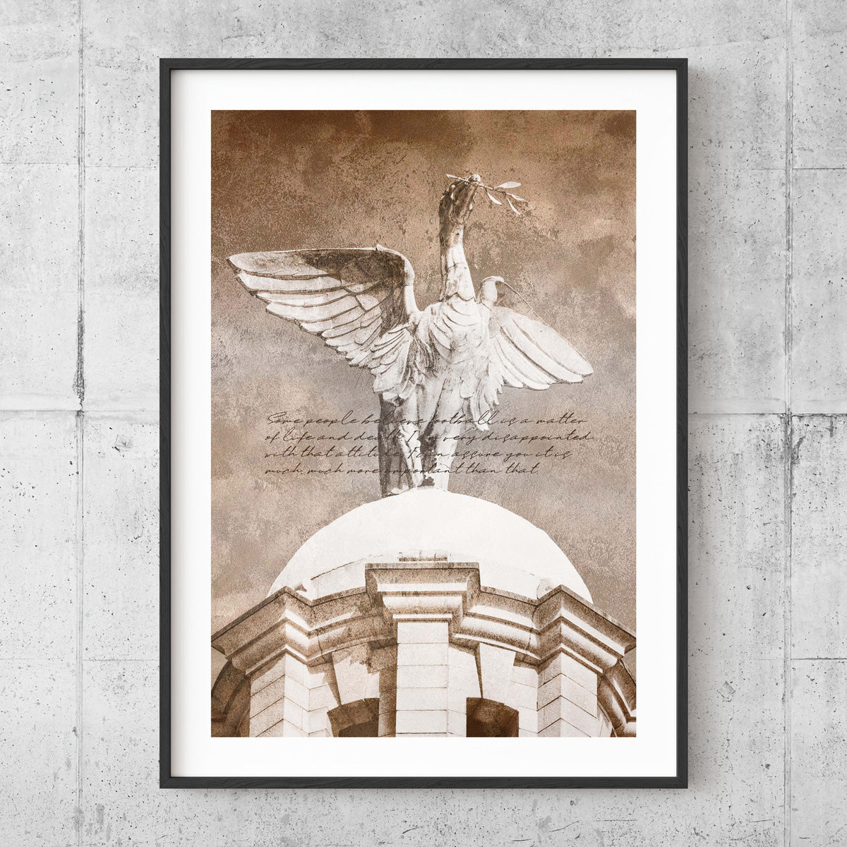 Football is a matter of life and death - Liverpool Art