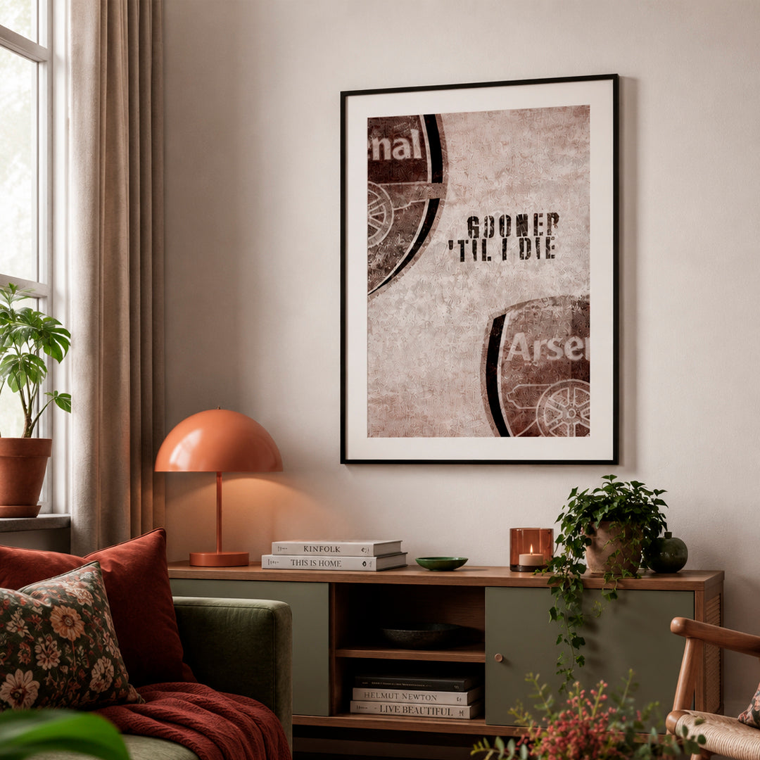 Gooner 'Til I Die - Arsenal poster