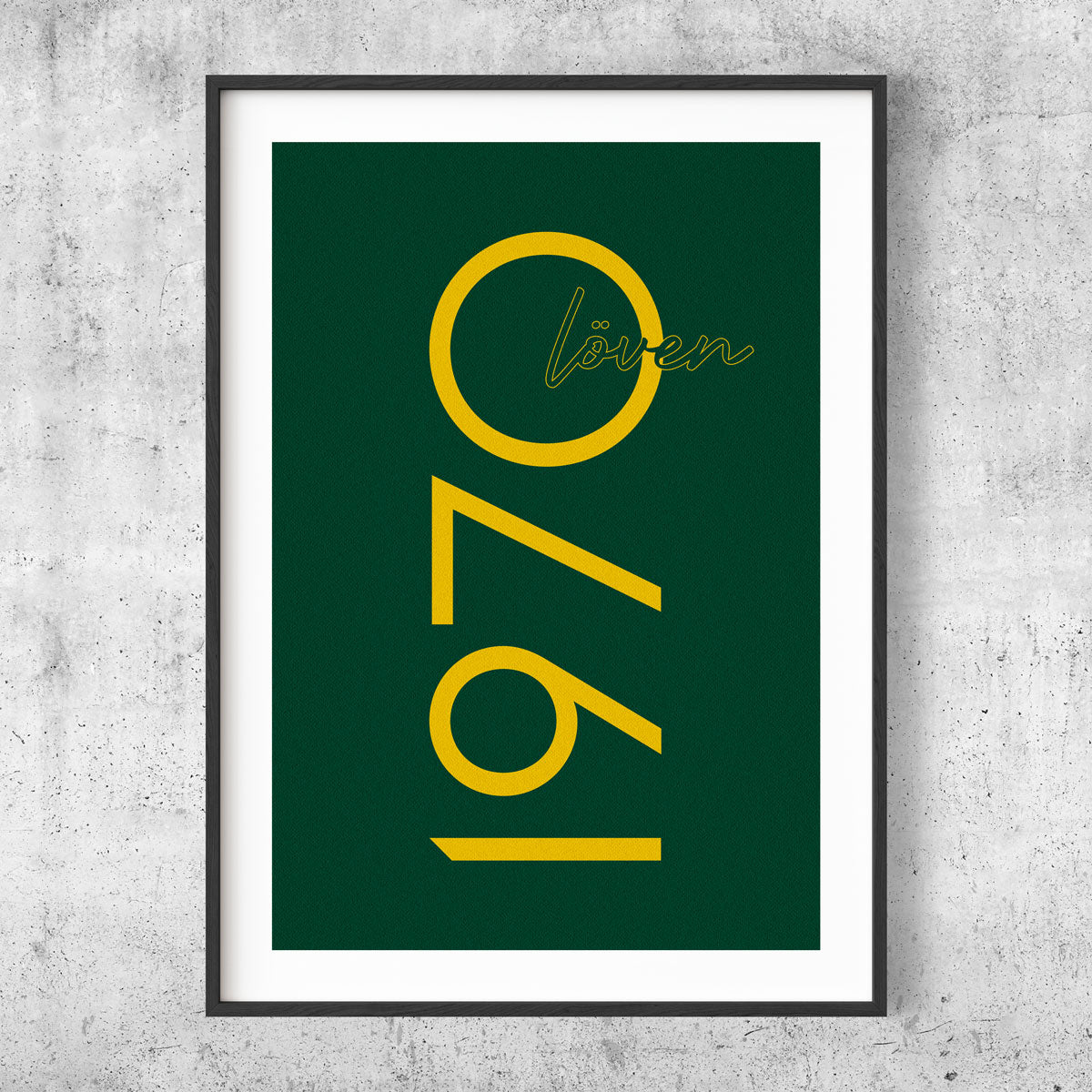 Björklöven poster 1970