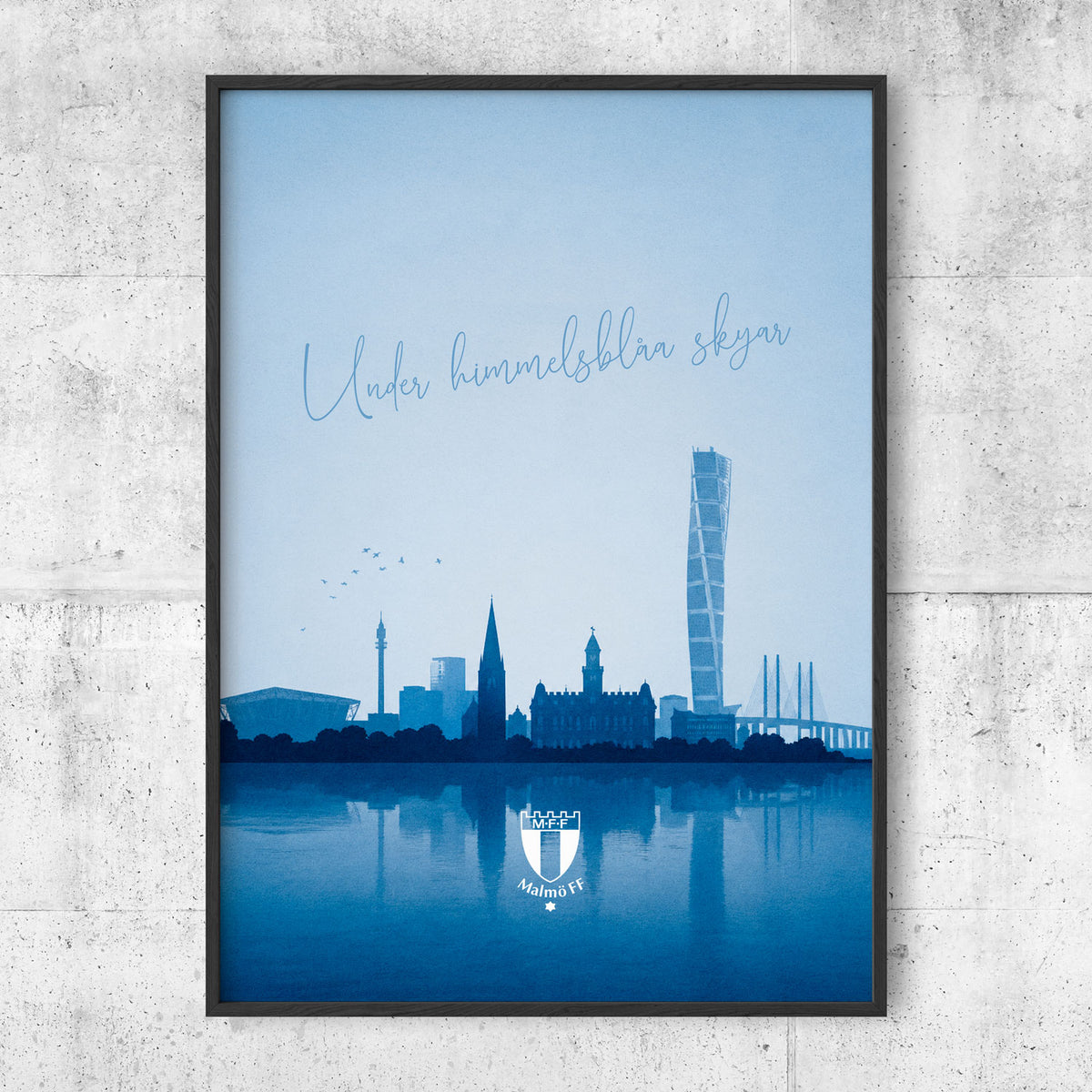 Under himmelsblåa skyar - Malmö FF poster