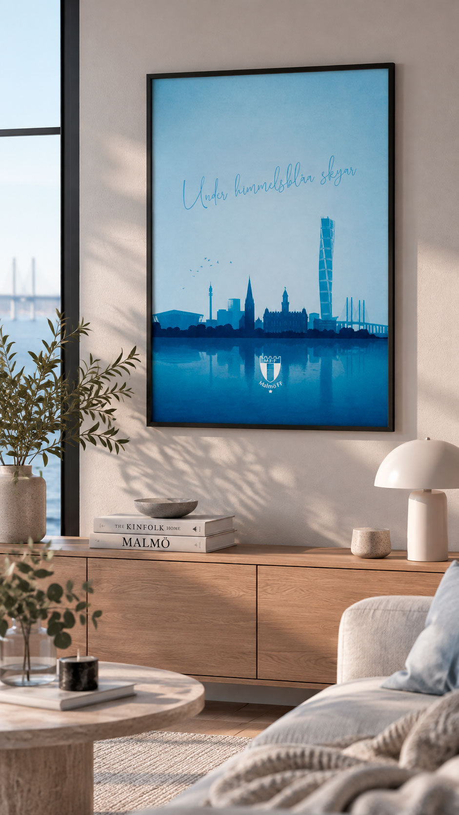 Under himmelsblåa skyar - Malmö FF poster