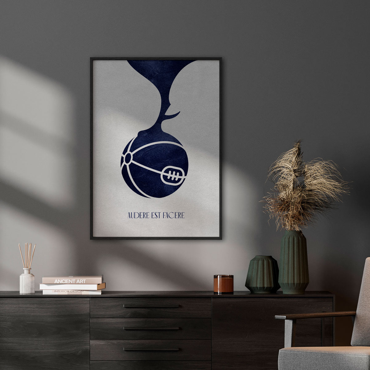 Tottenham plakat - Audere Est Facere