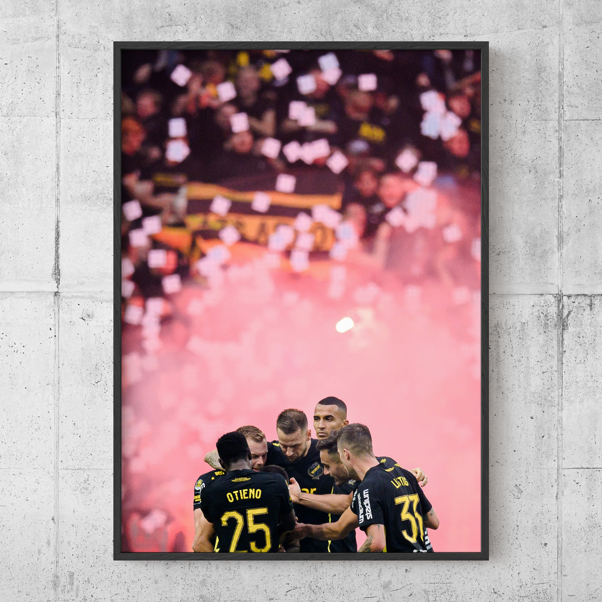 AIK poster - Derby chaos