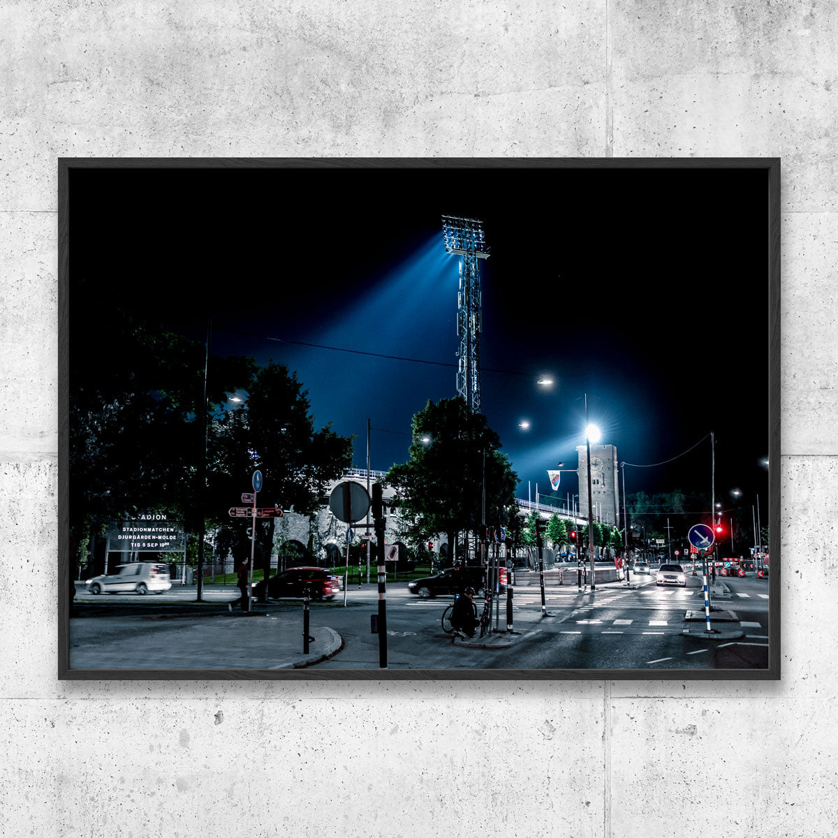 Stadium by night