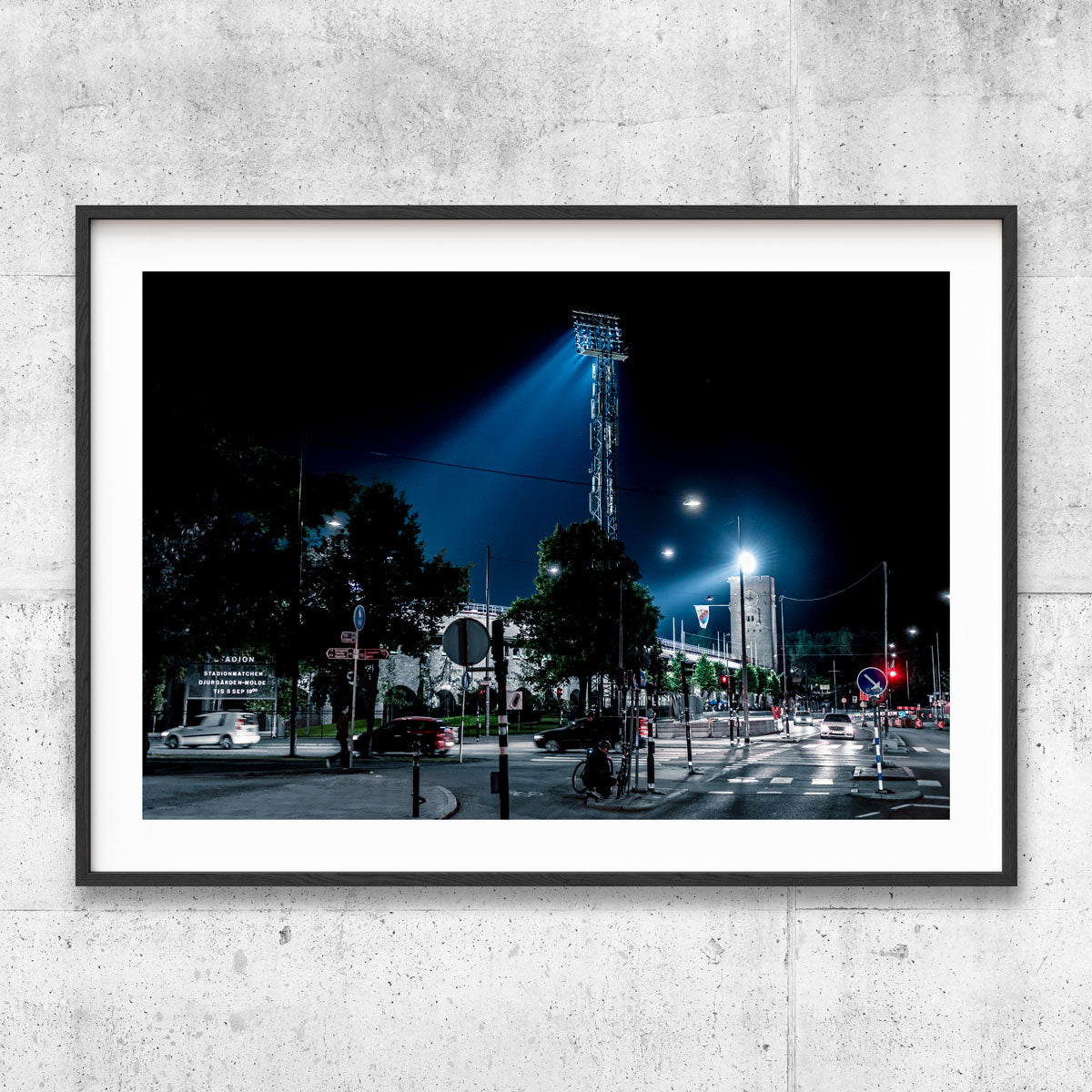 Stadium by night