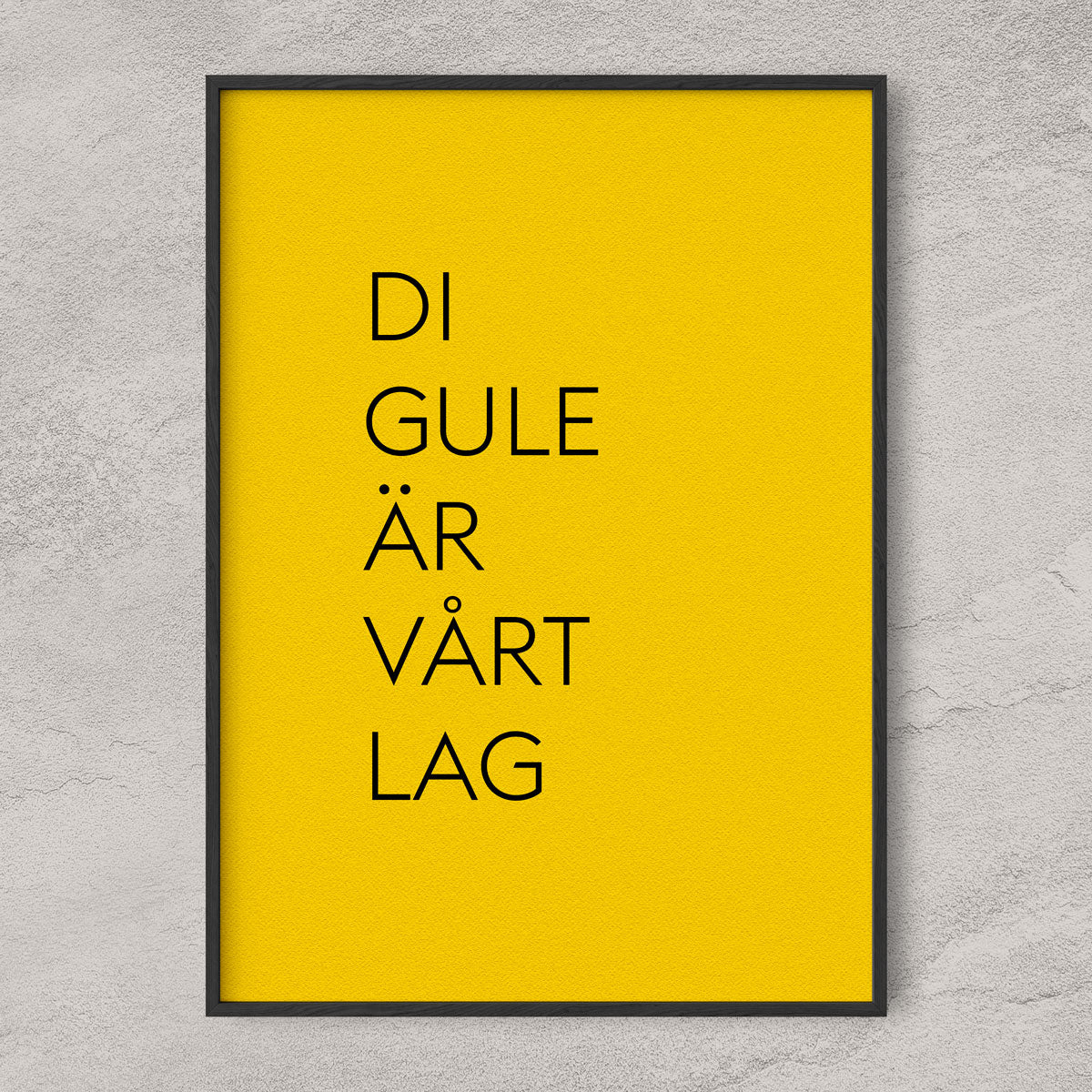 Elfsborg Poster – "Di gule är vårt lag"