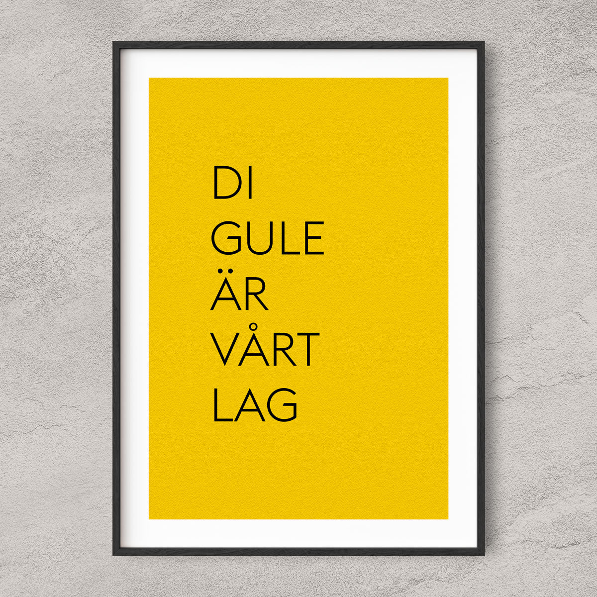 Elfsborg Poster – "Di gule är vårt lag"