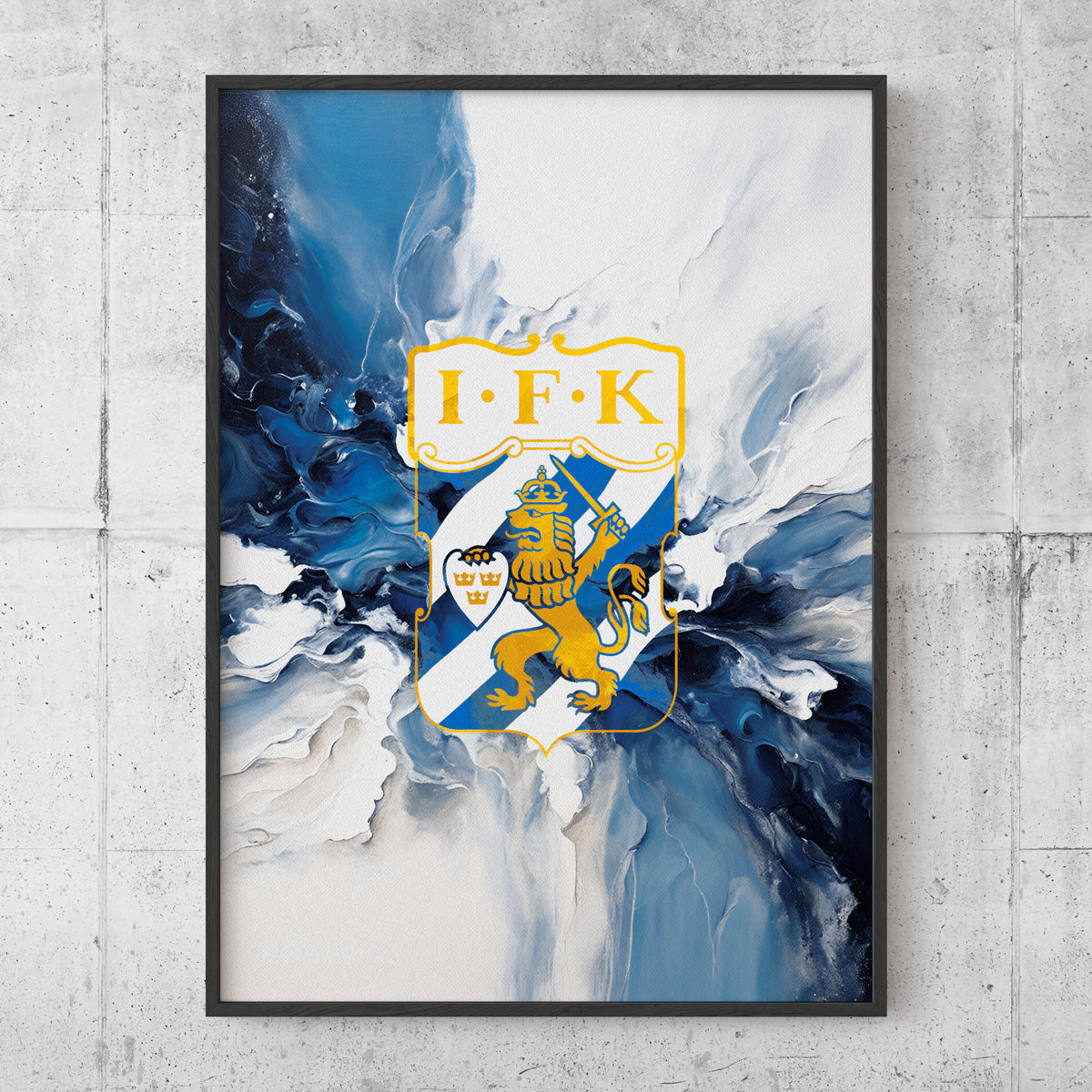 IFK poster abstract art