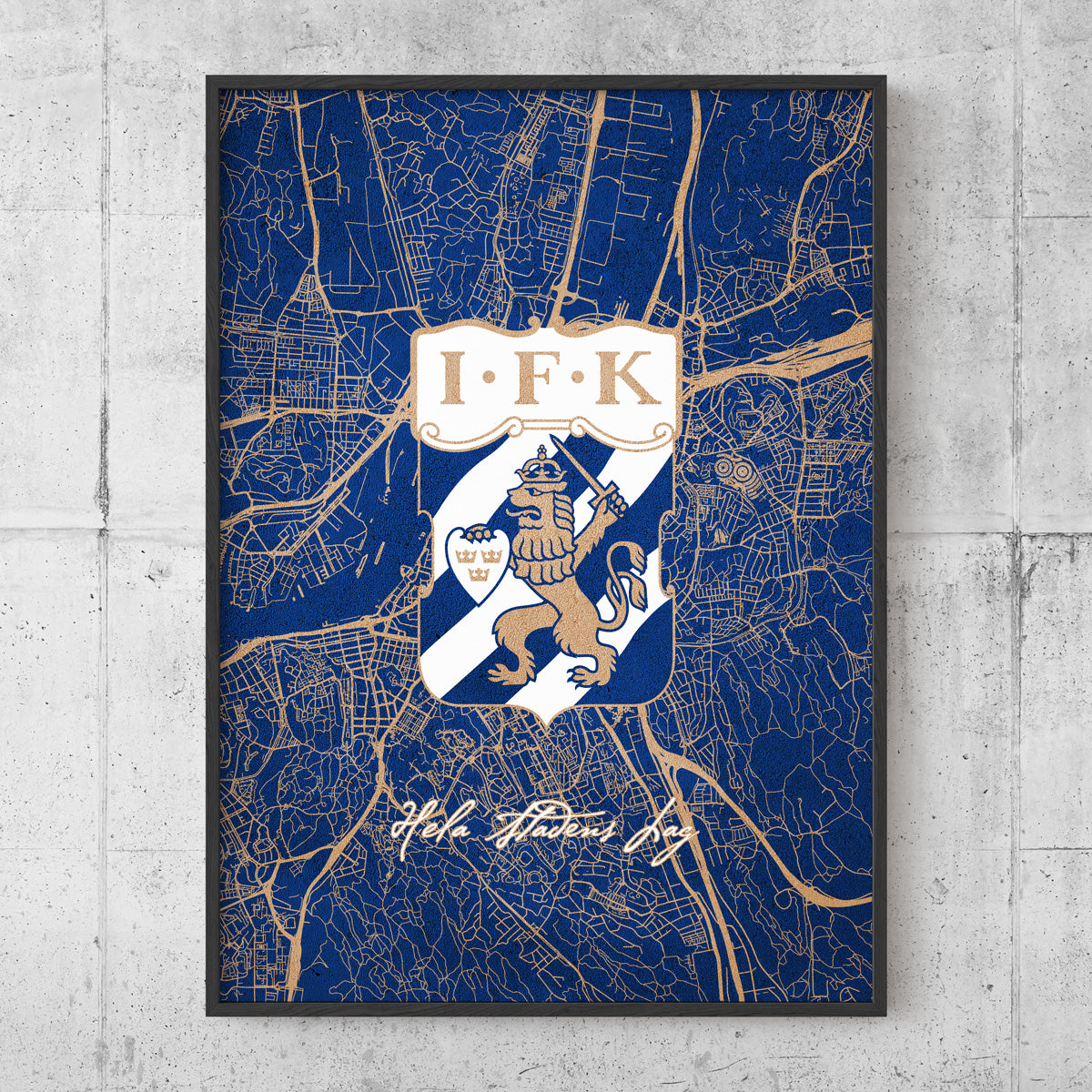 IFK Poster - Emblem karta