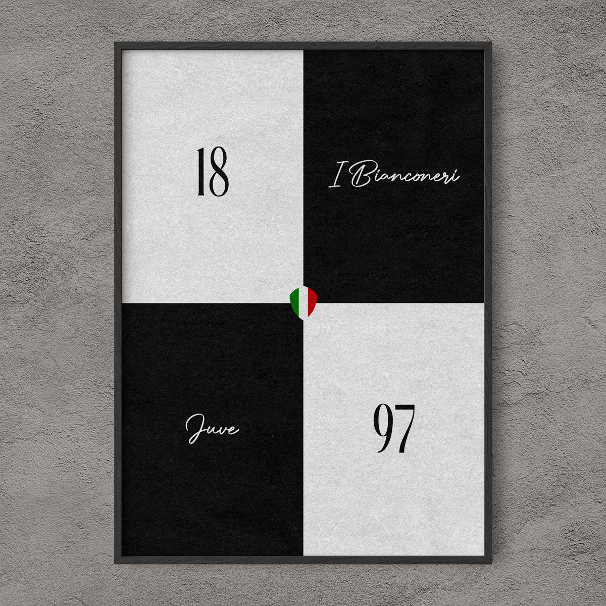 Juventus Poster - In Bianconeri 1897