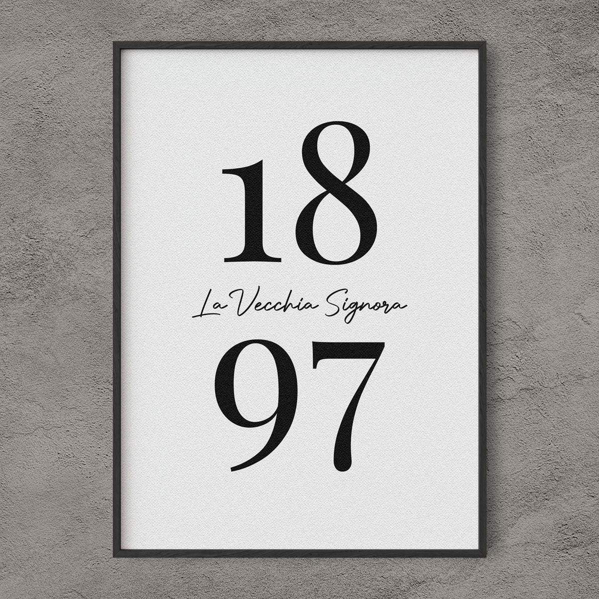 1897 - La Vecchia Signora plakat