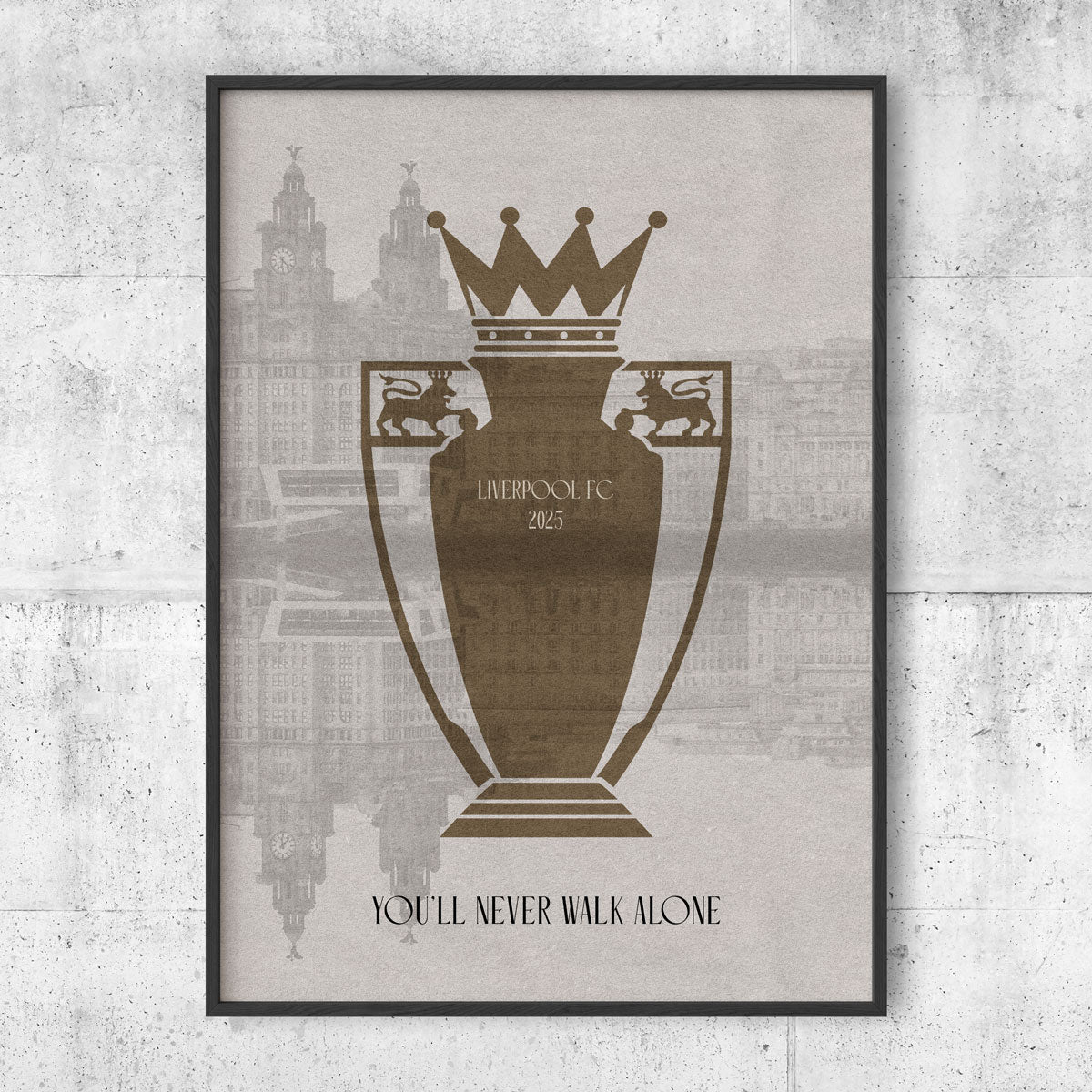 Liverpool FC 2025 – Premier League Champions Poster