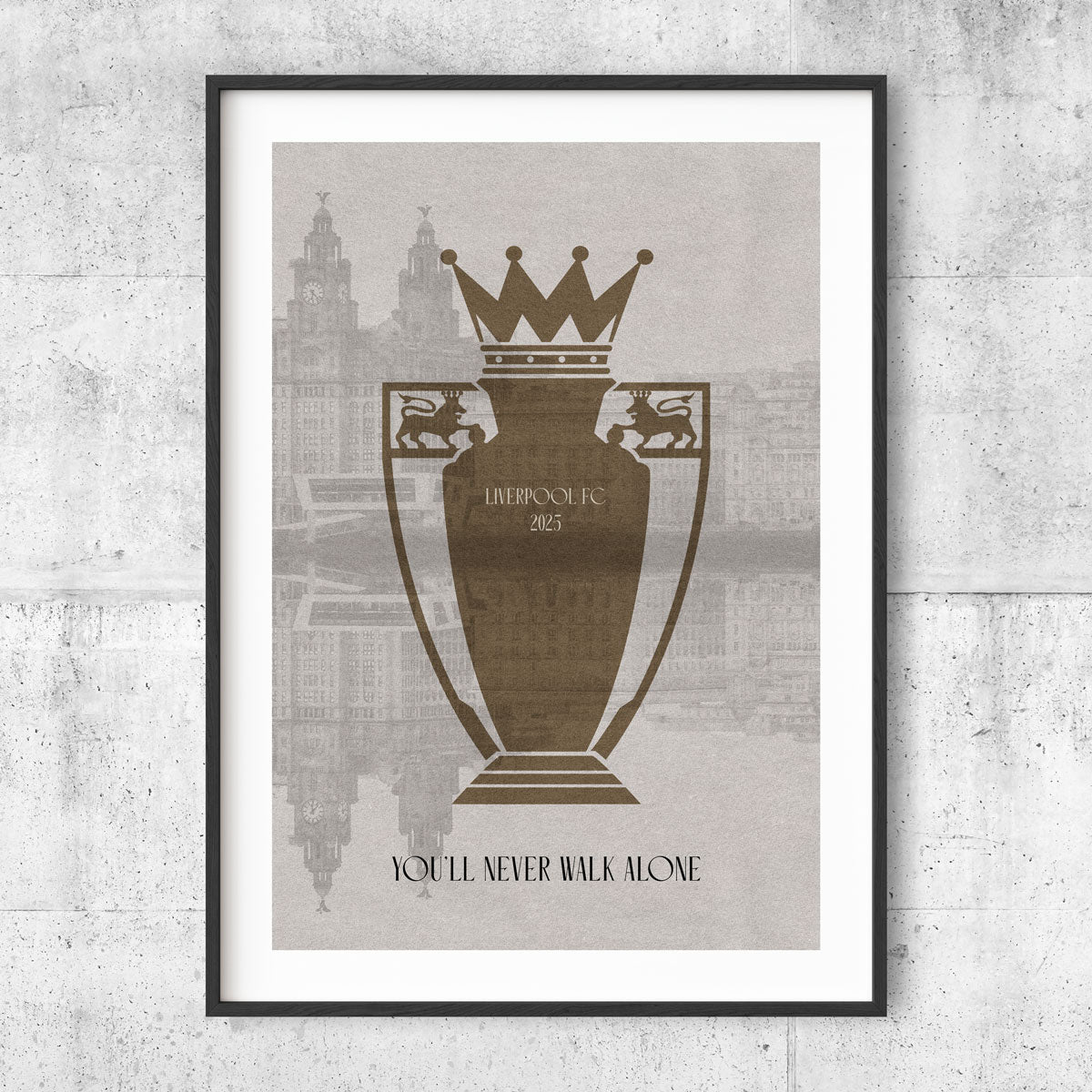 Liverpool FC 2025 – Premier League Champions Poster