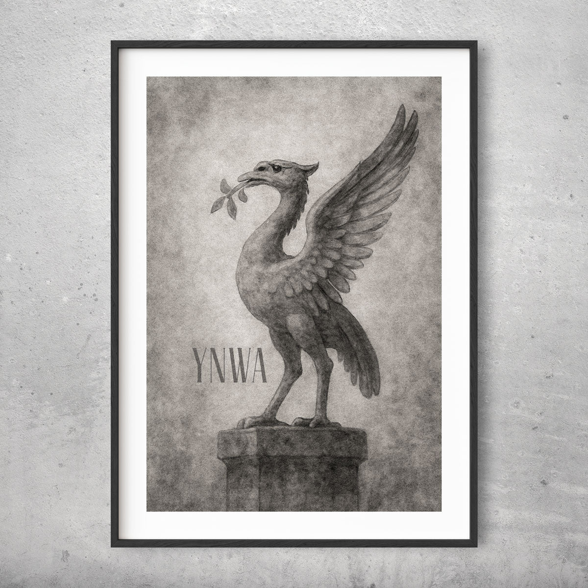 YNWA – Liverbird i sten