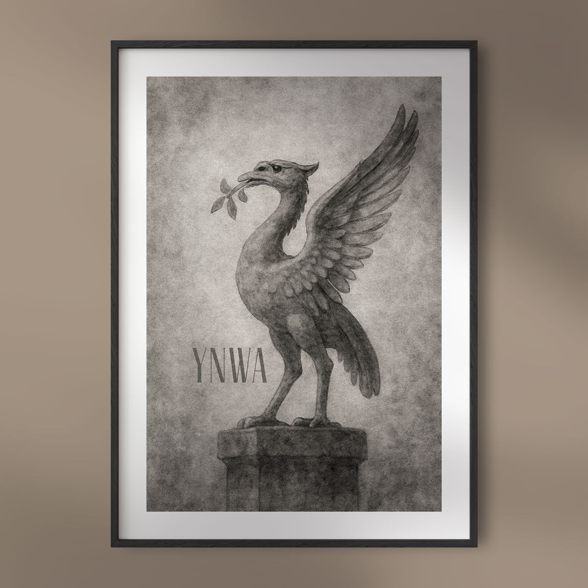 YNWA – Liverbird in stone