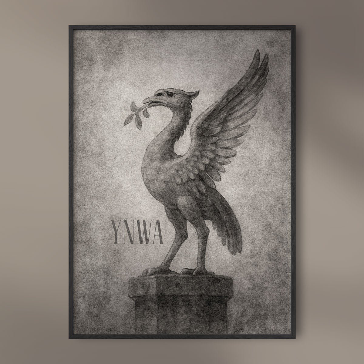 YNWA – Liverbird in stone