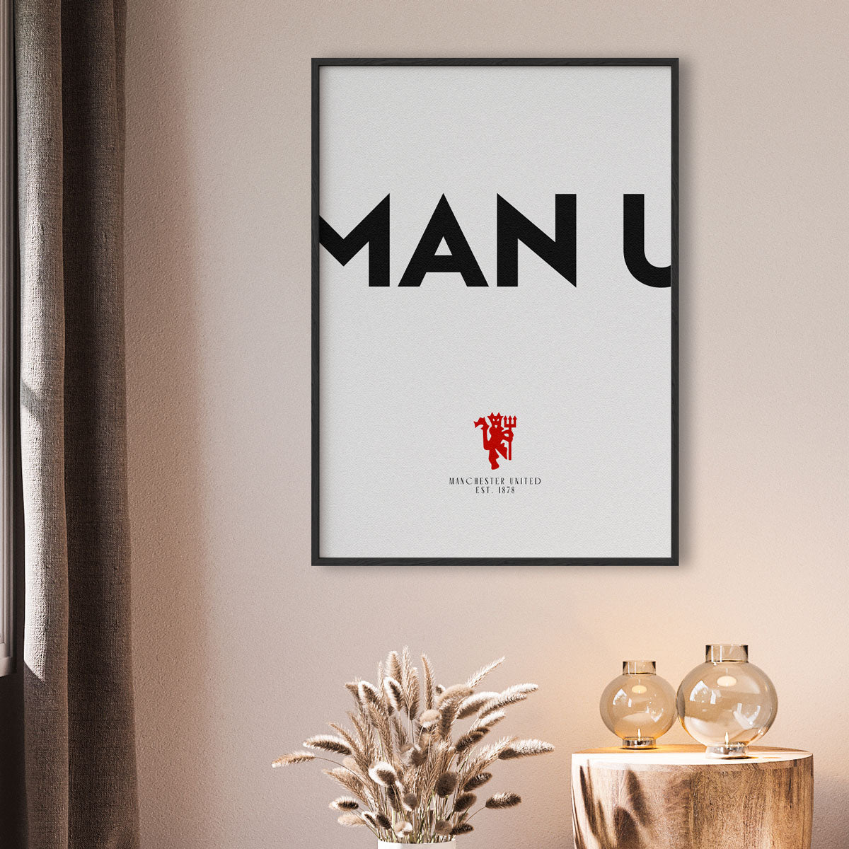 Manchester United – Minimalistisk Poster