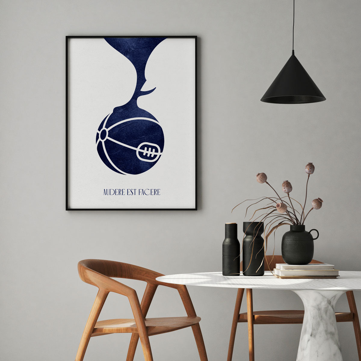 Tottenham Poster – Audere Est Facere