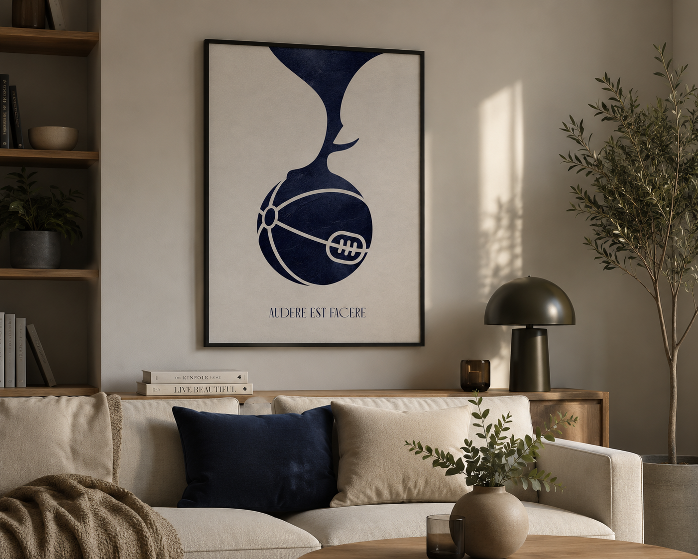 Tottenham plakat - Audere Est Facere
