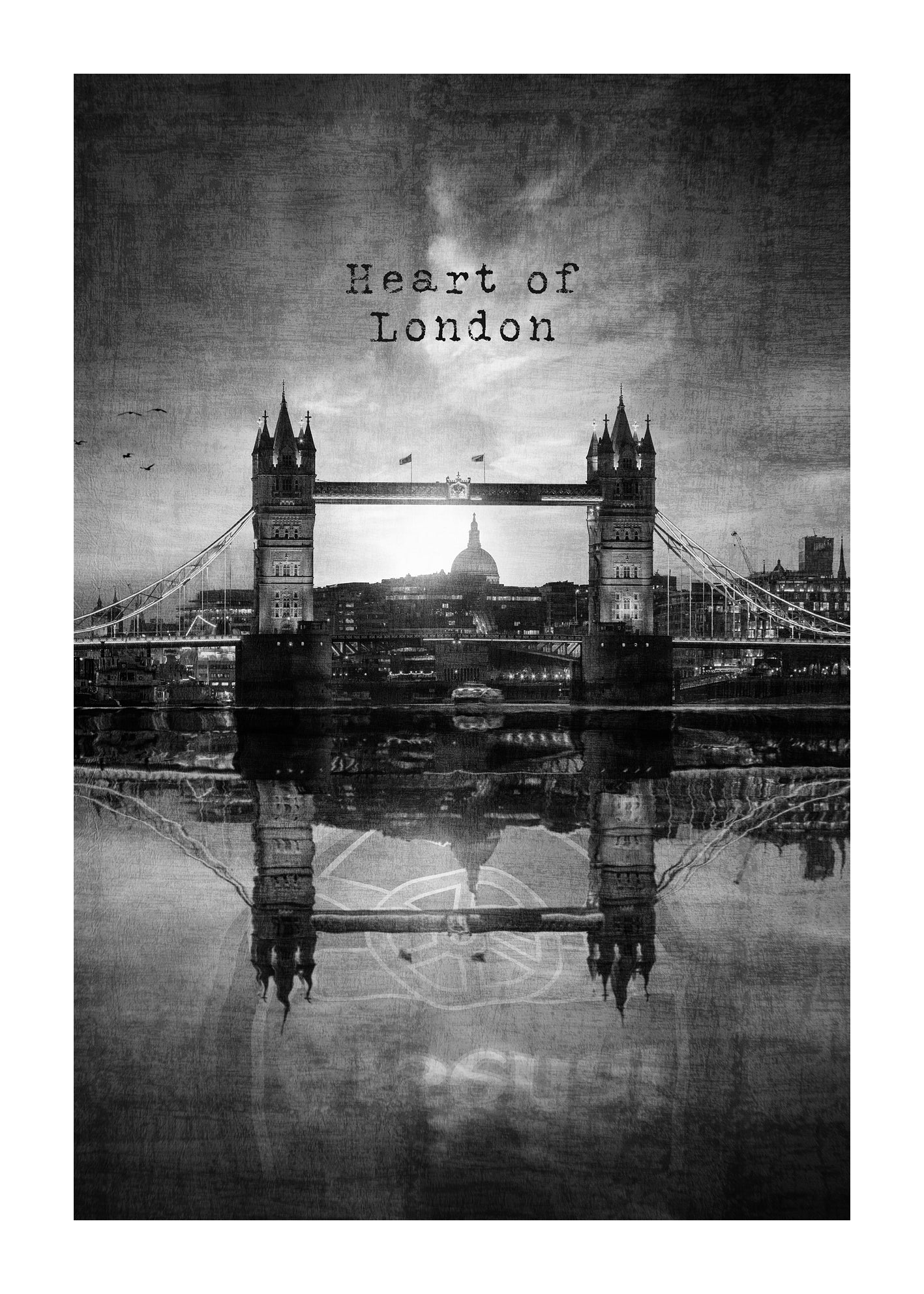 Heart of London - BW