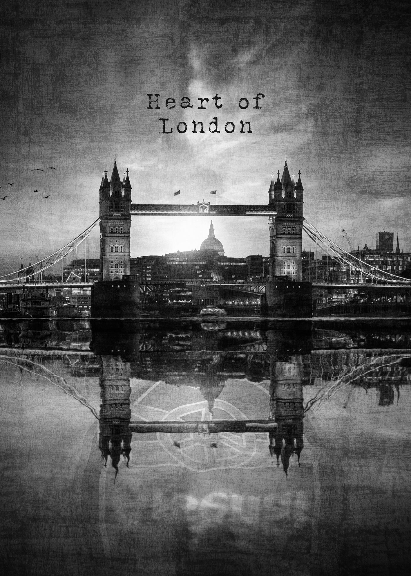 Heart of London - BW