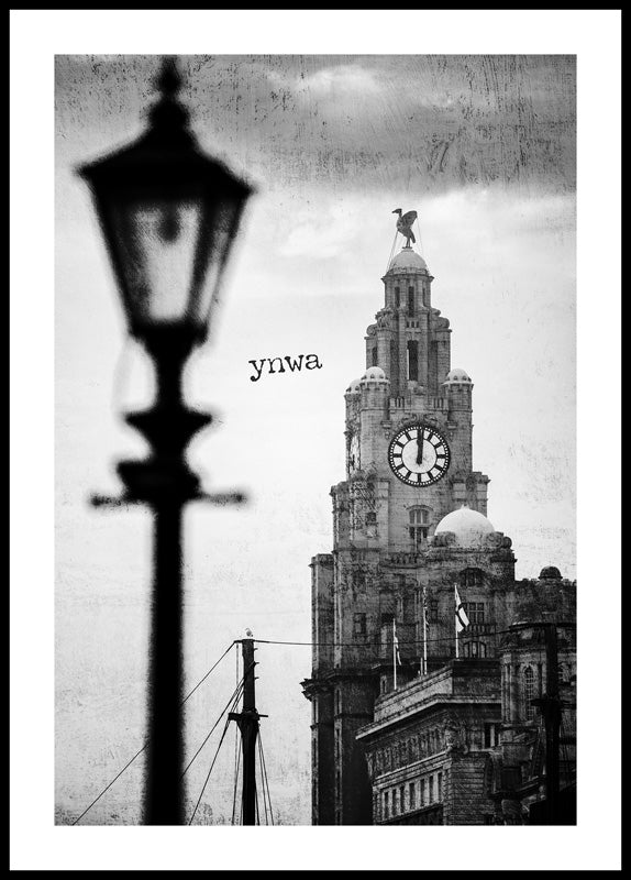 YNWA Liverpool black and white